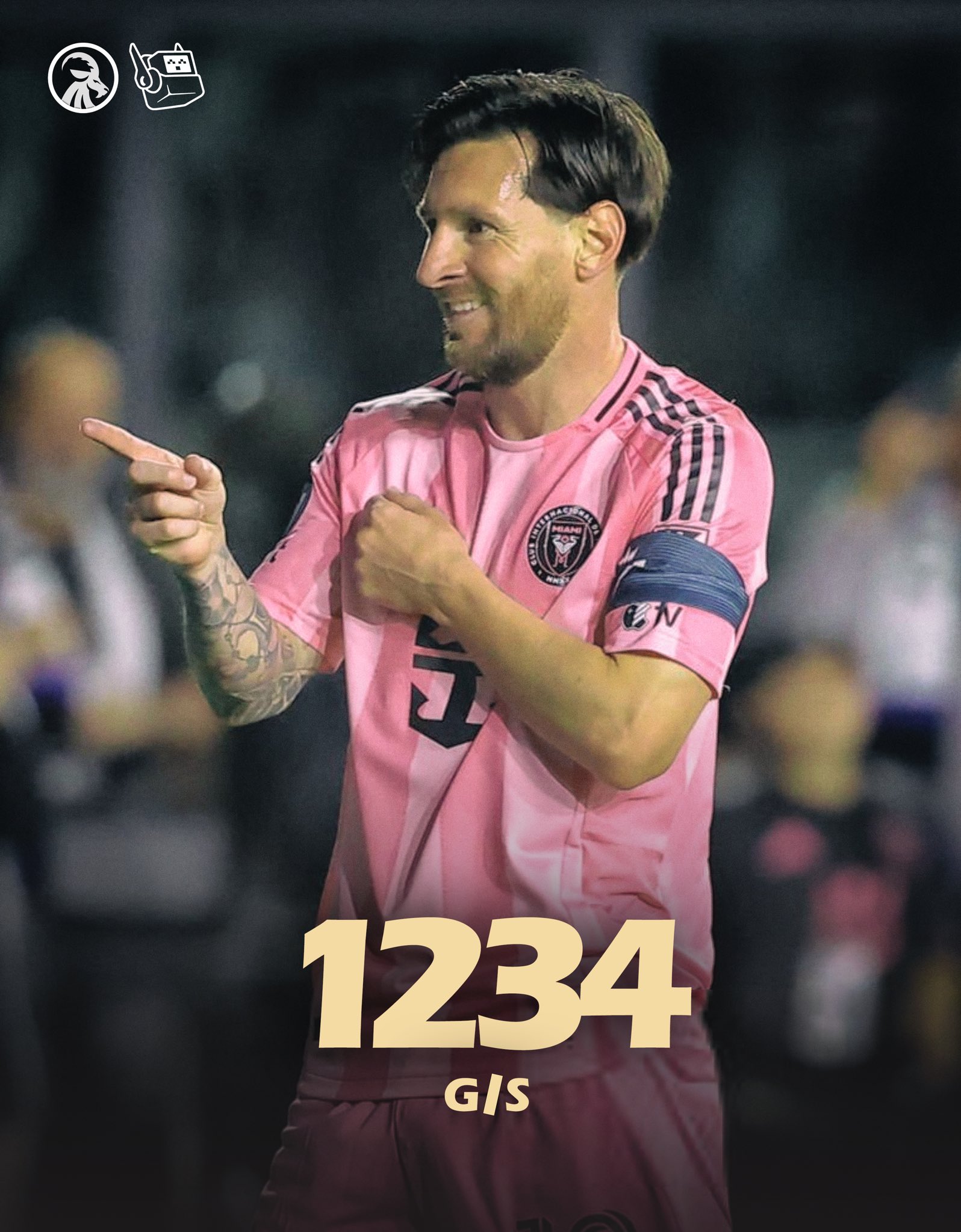 回歸即進球!37歲梅西生涯目前853球381助,參與進球數1234球!