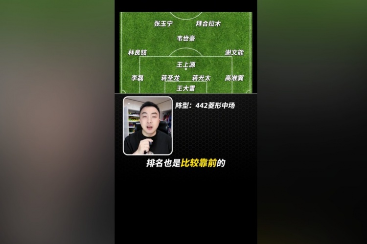 袁甲預測國足首發:可能塞爾吉尼奧要替補,首發是韋世豪