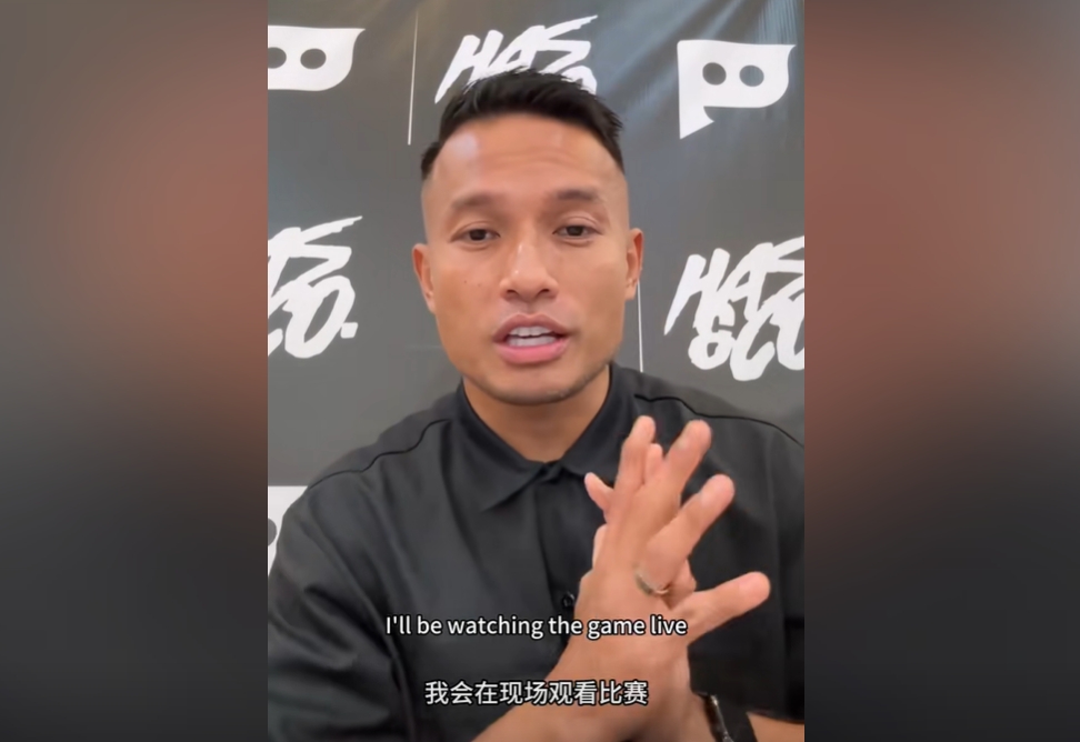 新加坡門神桑尼:我將去杭州觀戰中國隊,希望你們離世界杯更近