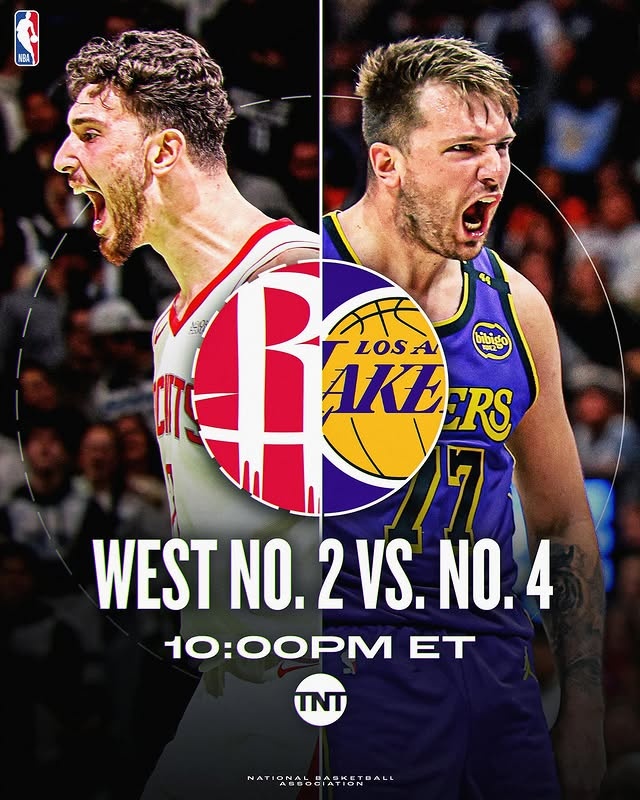 狂野西部焦點大戰!NBA官方發布火湖大戰海報:申京VS東契奇
