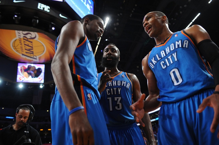 雷霆三少得分全部進入歷史前20!他們是NBA歷史最大的如果嗎?