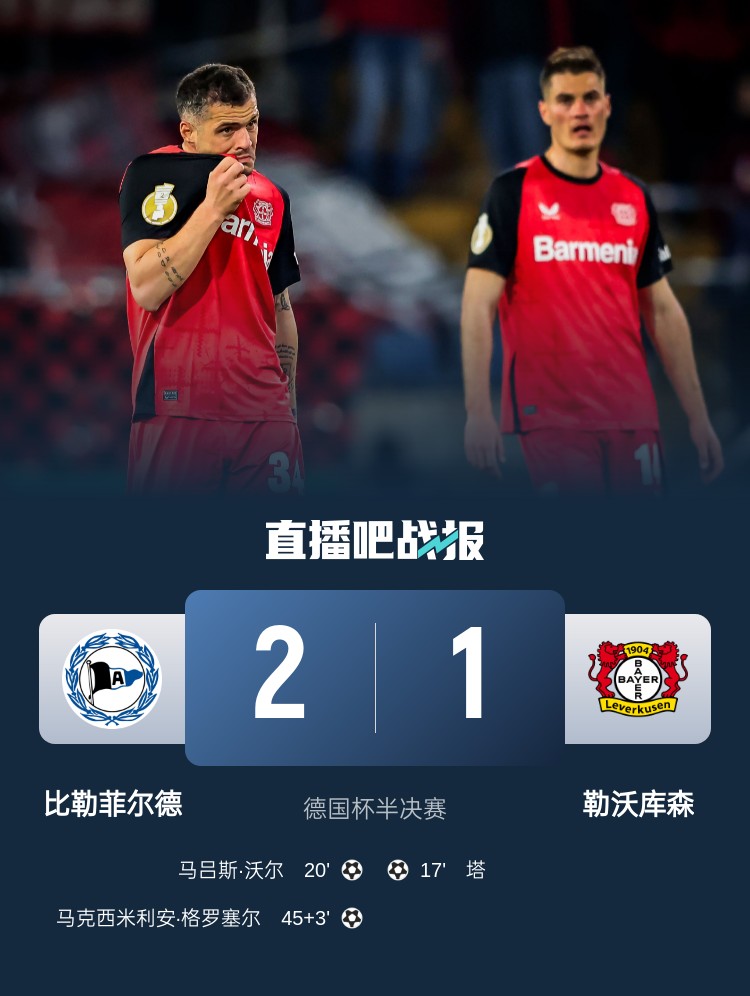 比勒菲爾德是史上第4支晉級(jí)德國(guó)杯決賽的德丙球隊(duì),此前3隊(duì)未奪冠